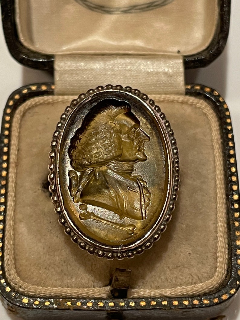 An Antique Tassie Ring by William Brown