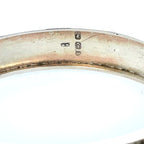 Antique Victorian Silver Belt Bangle