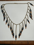 Victorian Agate Glass Rare Necklace