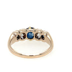 Antique Sapphire and Diamond 15ct Ring