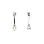 Art Deco Diamond Drop Earrings