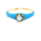 Victorian Enamel and Opal Gold Ring