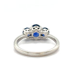 Ceylon Sapphire 2ct Three Stone 18ct Gold Ring