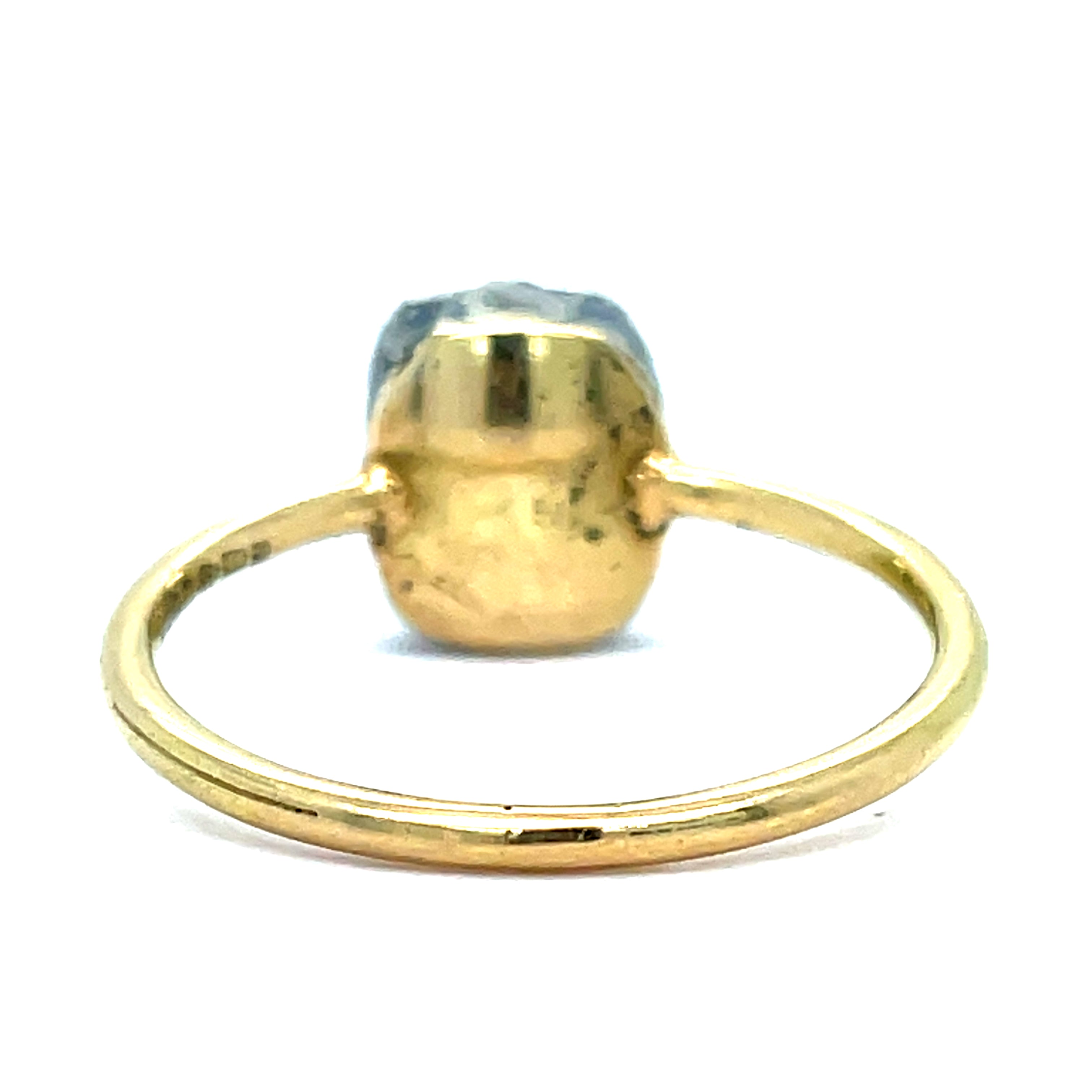 Beautiful Yellow Sapphire 18k Gold Ring
