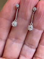 Art Deco Diamond Drop Earrings