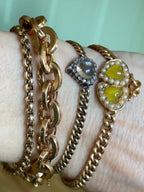 Vintage Gold 9k Chunky Link Bracelet