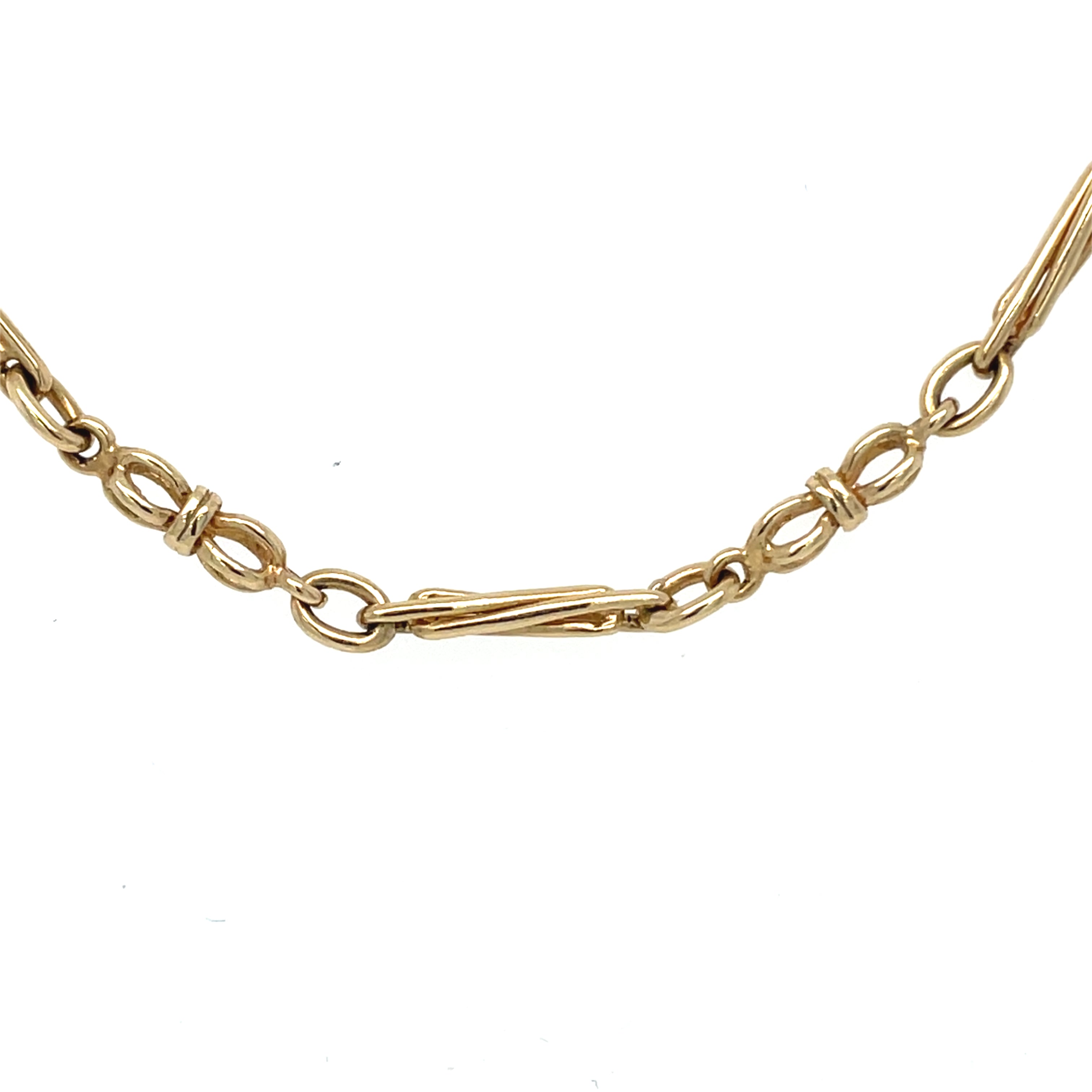 Vintage Edwardian Style 9ct Gold Albert Chain