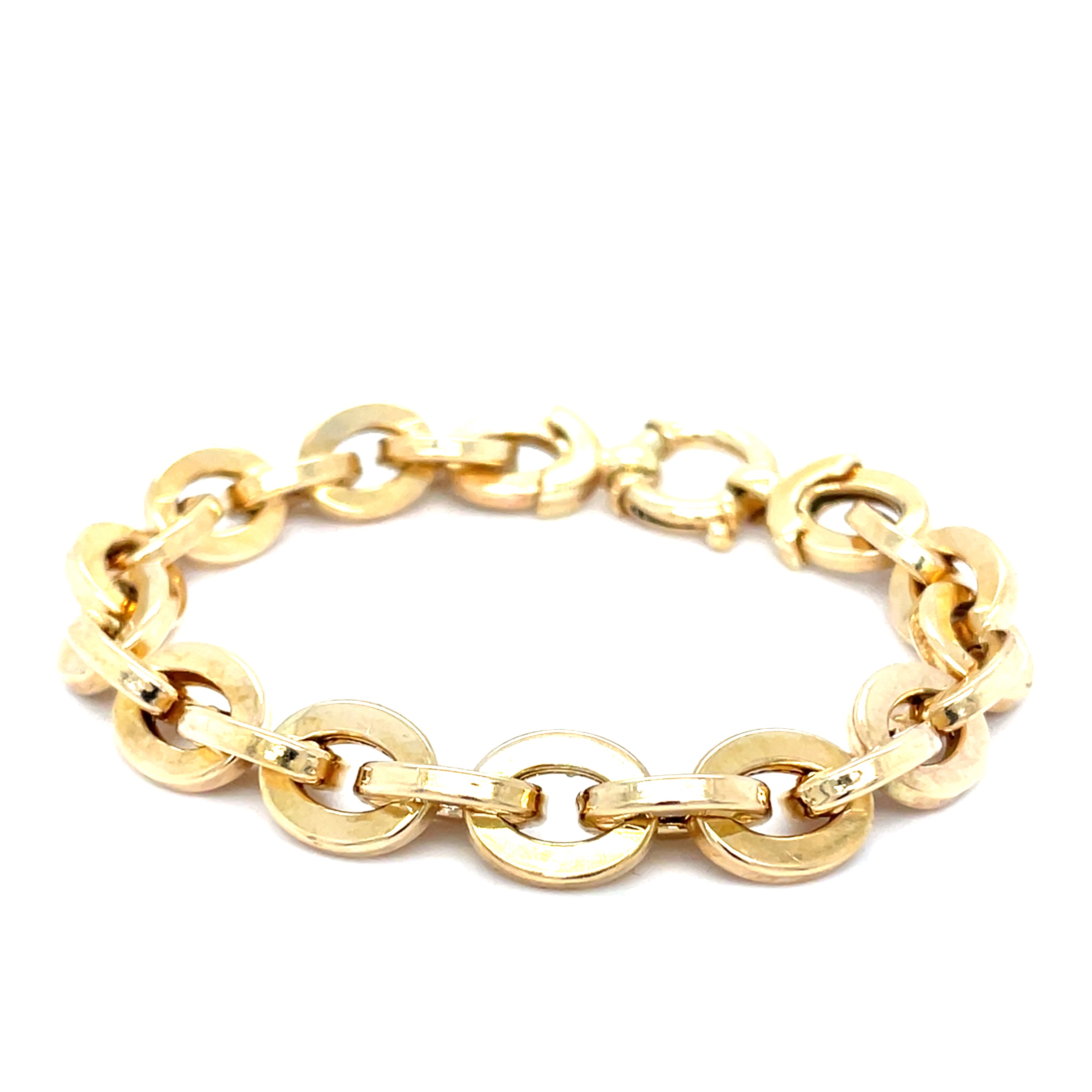Vintage Gold 9k Chunky Link Bracelet