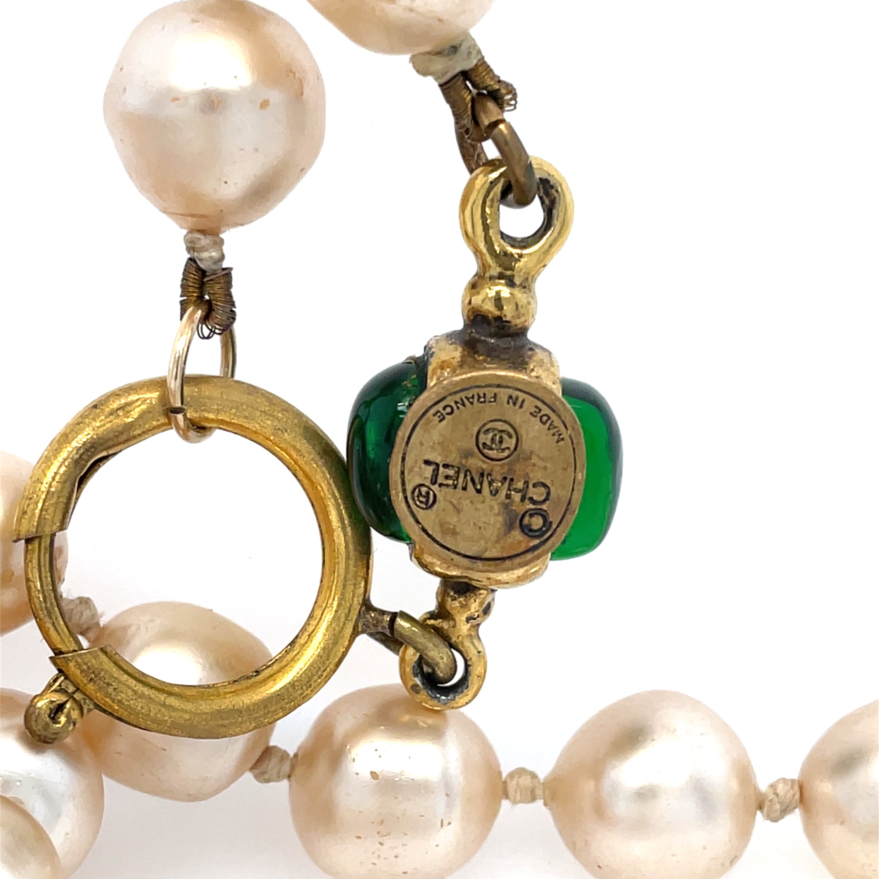Chanel 1970s Vintage Grixpoix Pearl Necklace