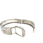 Antique Victorian Silver Belt Bangle