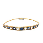 Antique Edwardian Sapphire Line Bracelet