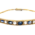 Antique Edwardian Sapphire Line Bracelet