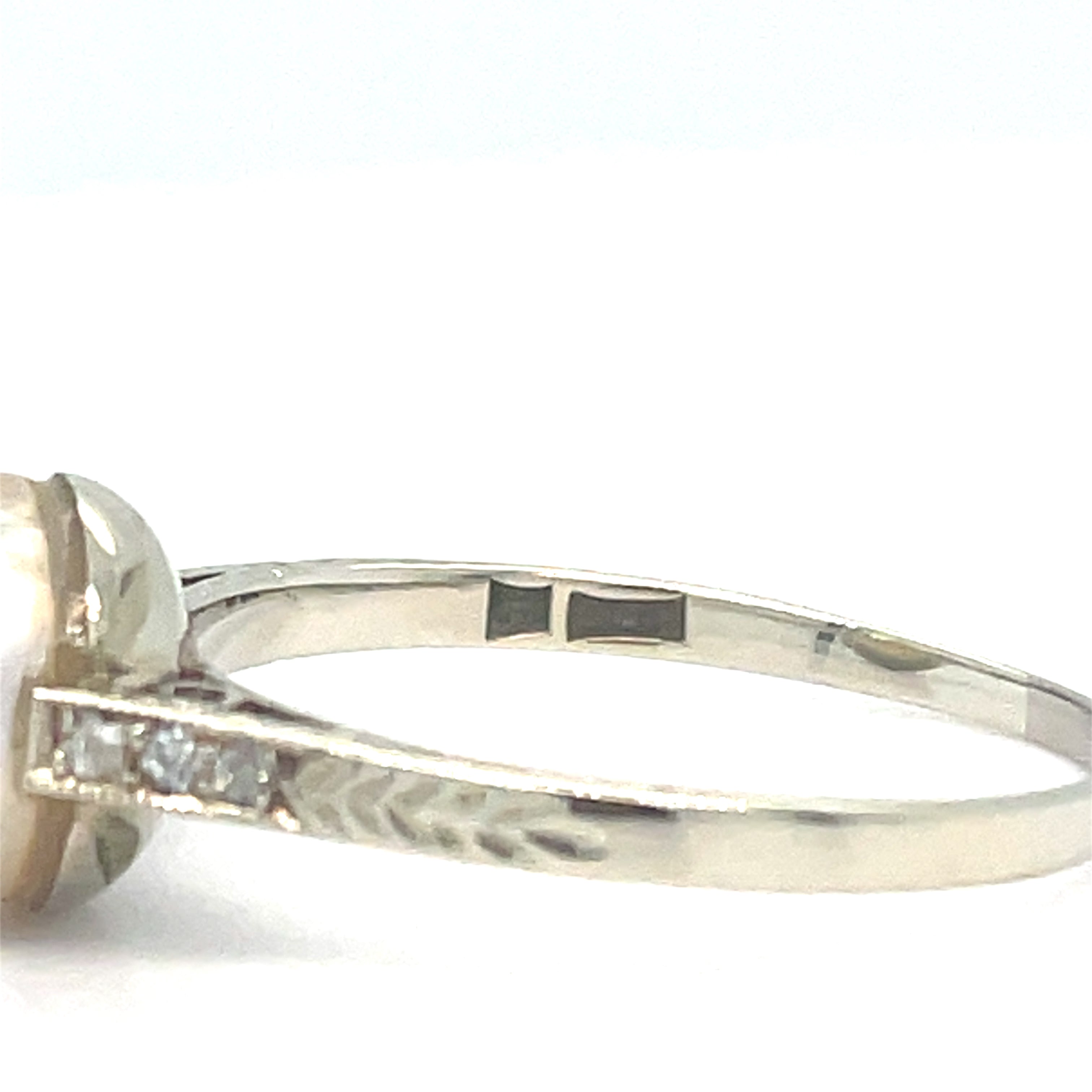Antique Saltwater Pearl Ring