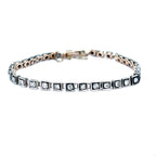 Antique Diamond Gold Line Bracelet