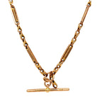 Antique Gold Vintage Albert Watch Chain Necklace