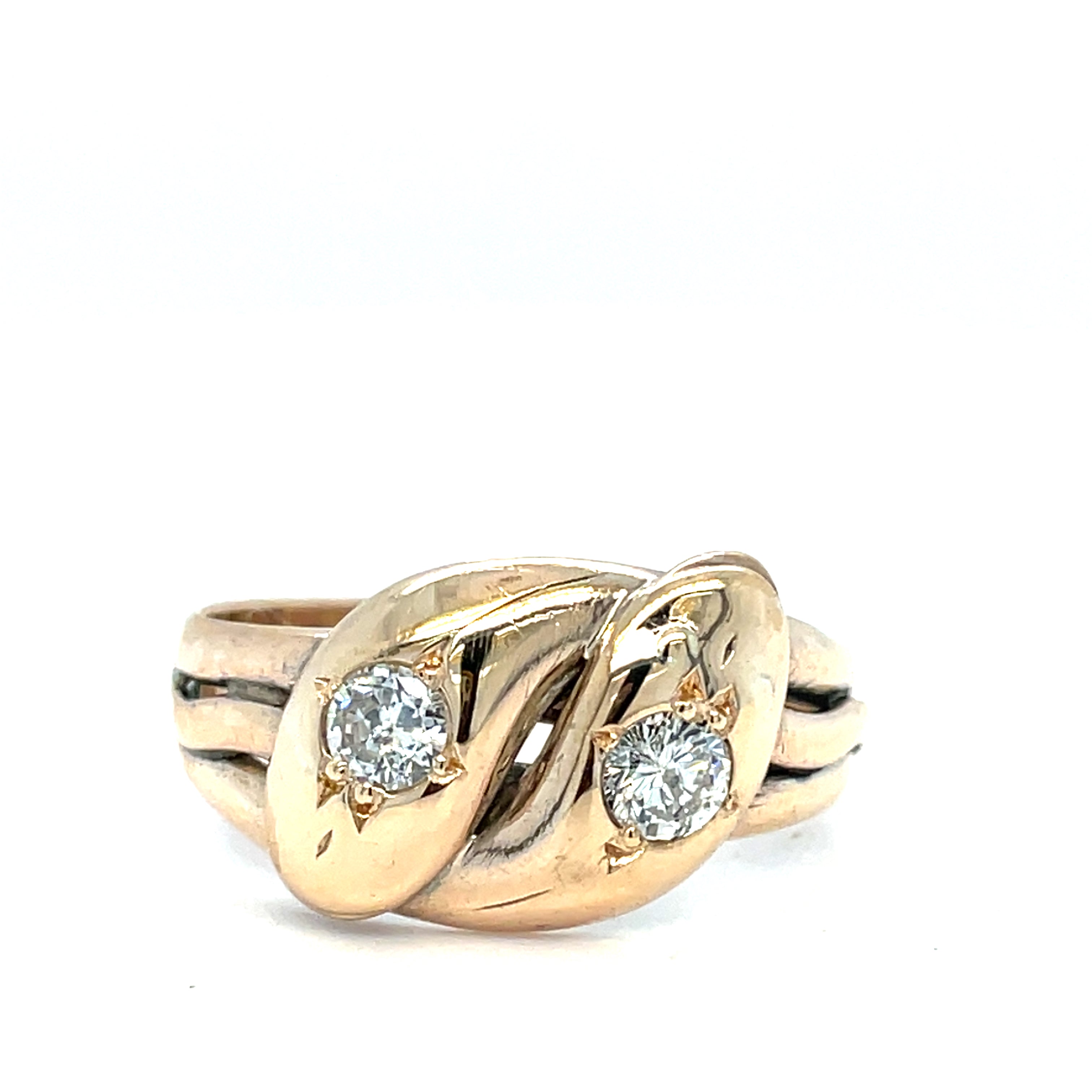 Victorian Diamond Snake Ring