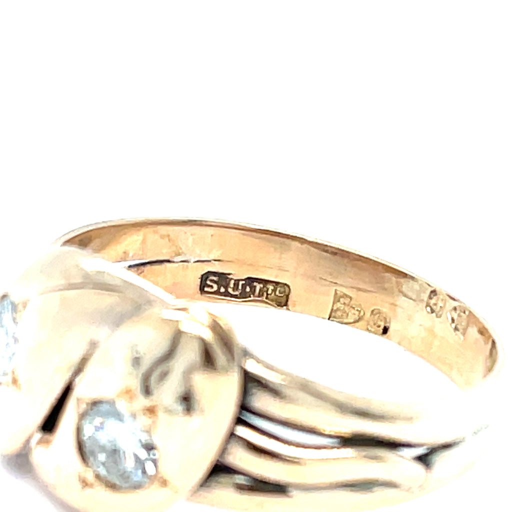 Victorian Diamond Snake Ring