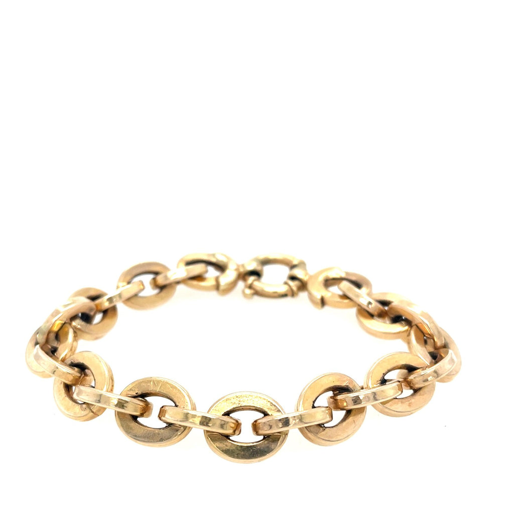 Vintage Gold 9k Chunky Link Bracelet