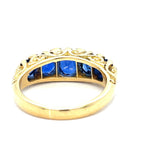 Victorian Sapphire and Diamond 18ct Gold Ring