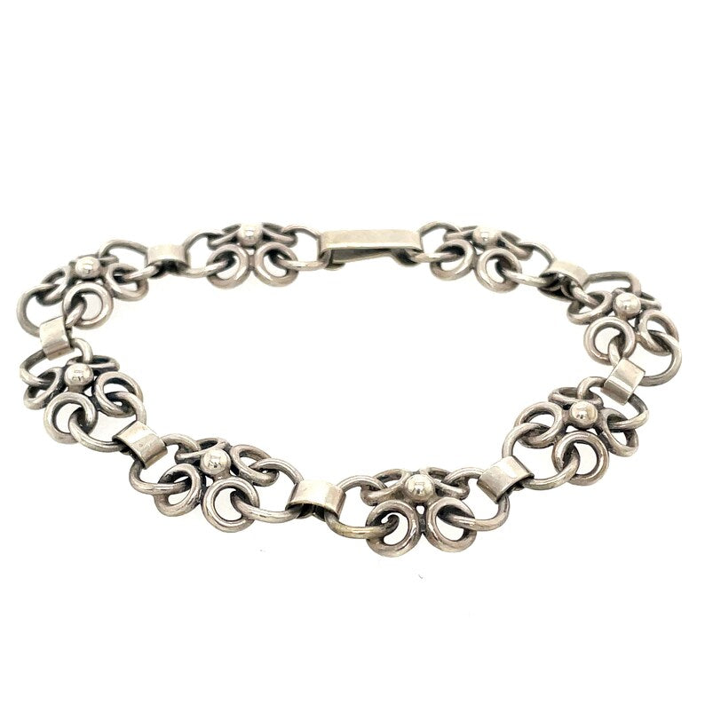 1950s Silver Swedish Bracelet