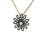Antique Victorian Diamond Flowerhead Pendant