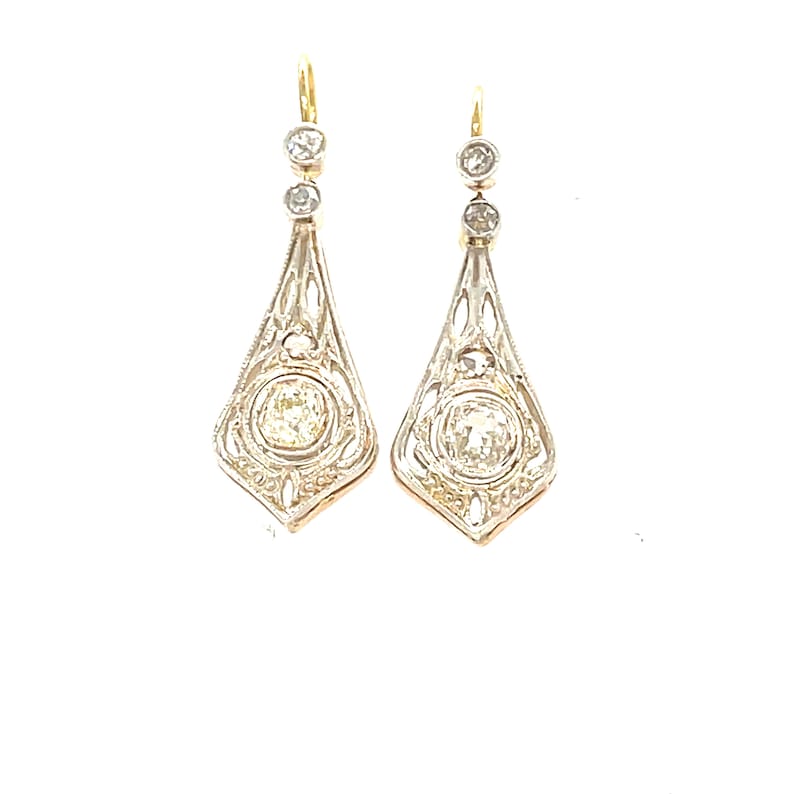 Edwardian Diamond Earrings