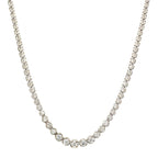 Modern Diamond Riviere Necklace 5cts 18ct Gold