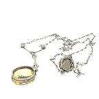 12ct Yellow Sapphire Antique Edwardian Pendant Necklace