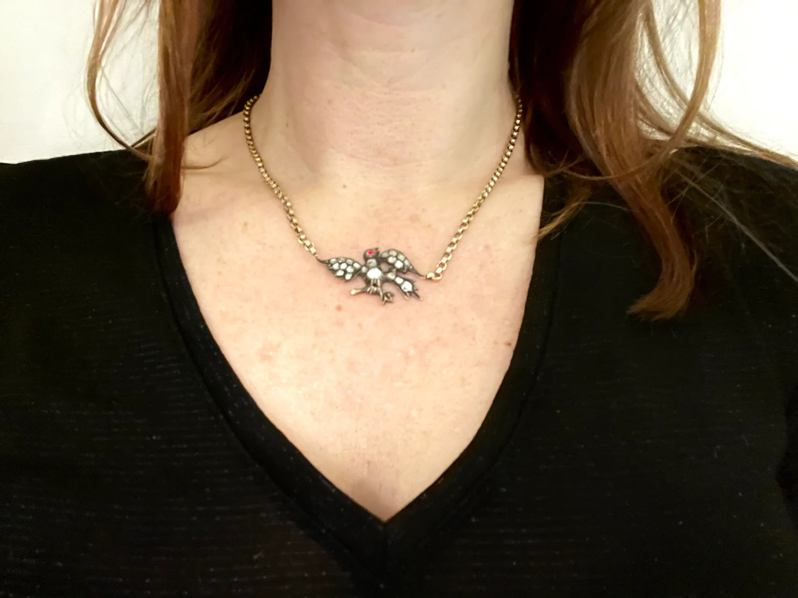 Georgian Ottoman Empire Rose Cut Diamond Brooch Conversion