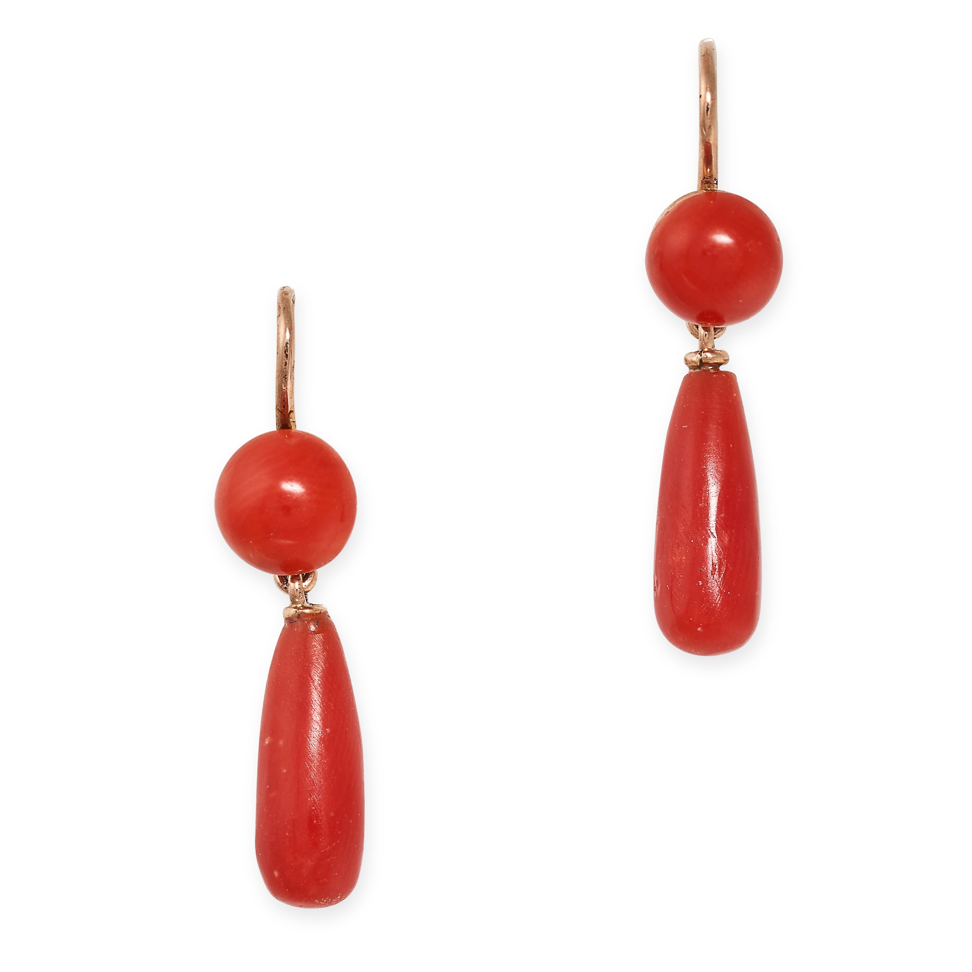 Antique Coral Earrings